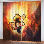 One Piece J&otilde;ulukingitused Koomiksitr&uuml;kiga Kodukaunistus Elutuba Magamistuba Kardinad Pimenduskardinatele K&ouml;&ouml;gitarvikud 150x166cm