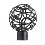 Curtain Rod Finials Pole Ends Accessories hollow Window Treatments for Cafe