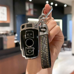 Auto v&otilde;tmehoidja korpuse kate PU-nahast v&otilde;tmehoidjaga BMW E90 E60 E70 E87 3 5 6 seeria M3 M5 X1 X5 X6 Z4 E71 E72 E88 E89 E91 E92 jaoks must