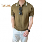 Meeste Suvine S&auml;rk &Otilde;huke Kootud L&uuml;hikeste Varrukatega Lukuga Rev&auml;&auml;riga Top Veniv All&auml;&auml;r Triibuline &Uuml;hev&auml;rviline Lai S&auml;rk Igap&auml;evaseks Kandmiseks Reisimiseks Vaba Aja Veetmiseks XXXL roheline