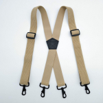 Meeste X-t&uuml;&uuml;pi 4 klipsiga elastsed traksid, 38mm, mustad konksu ja pandlaga.