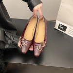 Disainer Vintage Naiste Mary Jane Kingad Moodsad Madalad Slip-On Kevadised Vabaaja Daamide Korterid 35 punane