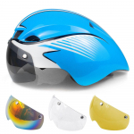 Wildside Triatloni TT Kiiver magnetprillidega - Uus v&otilde;istlusvalmis jalgrattakiiver One Size