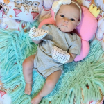48cm T&auml;issilikoonist Keha Simulatsioon Reborn Nukk Bettie Armas Elutruu Vasts&uuml;ndinud Beebinukk V&otilde;ib Vette Minna K&auml;sitsi Maalitud Juuksed Beebinukk M&auml;nguasi Laste M&auml;nguasi girl doll