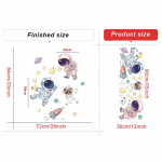 Armsad kosmoseastronautide seinakleebised lastele lasteaiatoa seinakaunistusega eemaldatavad