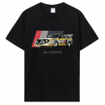 Sport S1 E2 B-grupi ralliauto Stig Blomqvist Mikkola ja Walter T-s&auml;rk Vabaaja T-s&auml;rk Puuvillased Topid Meeste R&otilde;ivad Unisex T-s&auml;rk XXXXL must