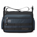 Meeste suure mahutavusega kerge kulumiskindel Oxfordi kott &otilde;lakott vabaaja crossbody kott tumesinine v&auml;rv