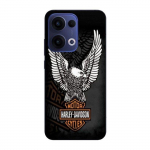 Coque de t&eacute;l&eacute;phone - Maniacase - Oppo Reno 13 5G - Silicone - Souple - Harley Davidson Aigle