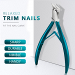 T&auml;psed Professionaalsed K&uuml;&uuml;nek&auml;&auml;rid - &Uuml;literavad ja Vastupidavad Terasest Paksude K&uuml;&uuml;nte jaoks, Mugava Haardega, Ideaalne Koduseks Manik&uuml;&uuml;riks ja Jalahoolduseks 1 sinine