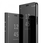 Kaitse&uuml;mbris Samsung Galaxy S20 FE jaoks, L&auml;bipaistev vaatega peegel, &Uuml;li&otilde;huke, tugijalaga, Samsung S20 FE jaoks, Must