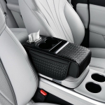 Auto k&auml;etoe padi koos salvr&auml;tikukarbi ja pudelihoidjaga, telefoni hoiutasku, auto sisustus, k&auml;etugi, k&otilde;rgenduspadi, veoauto s&otilde;iduk