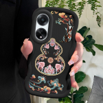 V&auml;rvitud muster Big Wave Edge pehme silikoon materjal Macaron telefoni &uuml;mbris p&otilde;rutuskindel kaitsev kummist &uuml;mbris OPPO Reno Realme jaoks Realme C30S roosa