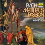LP plaat KARL RICHTER, MUNCHENER BACH-CHOR U - Bach Matthaus-passion / Koor ja A 2535220 DEUTSCHE GRAMMO Saksamaa Klassikaline Kasutatud