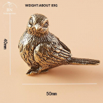 V&auml;ike Varese Kuju Metall Messing Teelemmik Lauakaunistus Kodu Kaunistamise Aksessuaarid Retro Lind Loomakujukesed Miniatuurid K&auml;sit&ouml;&ouml;