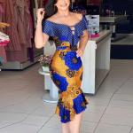 Naiste mood Seksikas volangideta varrukateta massiivne vabaajakleit M sinine