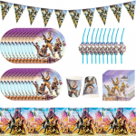 Videom&auml;ngud lauan&otilde;ud, sh taldrikud Salvr&auml;tikud Tassid Laudlina vimplik&otilde;rred