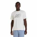 L&uuml;hikeste varrukatega L&uuml;hikeste varrukatega Kiiresti kuivav Kiiresti kuivav Hingav Niiskust imav Treeningriided SST [New Balance] T-s&auml;rk (AMT51510) meeste omad (Meresool)