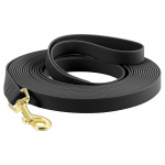 Koera jalutusrihm Pikk PVC jalutusrihm 3M 6M 9M 12M 15M Jalutamine Treening Veekindel Lihtne Puhastada Suurtele Keskmistele V&auml;ikestele Koertele 3m must