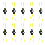 10 tk Nailonist Murutrimmeri Pea Terad Varuosad Universaalne Lihtne Paigaldus Muruniiduki L&otilde;ikur Tarvik 10 pcs