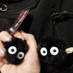 Plush v&otilde;tmehoidja briketid nuku koolikott Armas ripats Hairball v&otilde;tmehoidja r&otilde;ivatarvikud rippuvad