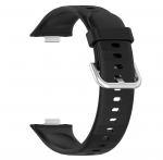 [SHEAWA] HUAWEI WATCH FIT 3/4 Pro/4 jaoks Rihm, K&auml;epael, Asendusrihm, Silikoon, Painduv rihm, Tarvikud (Must)