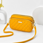 Fashion Losenge V&auml;ike telefonikott naistele Pehmest nahast Crossbody kott Kolmekihiline &otilde;lakott 23x6x15cm