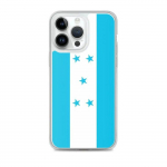 Coque iPhone &ndash; Officielle &ndash; Drapeau Honduras &ndash; Souple &ndash; Mitmev&auml;rviline &ndash; &Uuml;hilduv iPhone 14 Pro Max