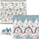 Kokkupandav hariv vahtmatt 200 x 180 x 1 cm Nukido NK-340