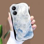 Armas koomiksimustriga kreemja tekstuuriga korpus, lainelise servaga pehme silikoonkaanega telefoni&uuml;mbris Xiaomi Redmi jaoks Redmi Note 11 Pro+ 5G