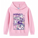 K-pop Deemonik&uuml;ttide Kapuutsid T&uuml;drukutele &Otilde;huke Kapuutsiga Dressipluus S&uuml;gisene Spordidress Kapuutsiga Spordir&otilde;ivad Pikkade Varrukatega Pullover Laste R&otilde;ivad 140