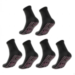 3 Pairs Self Heating Socks Heat Insulated Warm Foot for Hiking Camping black