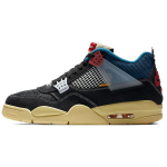 Union LA x Air Jordan 4 Retro Off Noir Unisex tossud Must Brigade-Blue Tume-Tossu-Hall DC9533-001 36.5 black