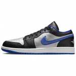 Air Jordan 1 Low Must Game Royal Meeste tossud Valge Metallik-Plaatina 553558-007 47.5