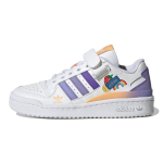 Adidas Forum Low J Valge Helelilla Laste tossud Pilvevalge Maagiline Lilla GY8209 35&frac12;
