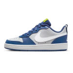 Nike Court Borough Low 2 GS Hall Udune M&uuml;stiline Sinine Laste Tennised Aatomiroheline Valge BQ5448-016 35.5