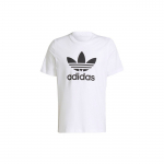 Adidas Originals Adicolor Classics Suure Logotr&uuml;kiga Spordis&auml;rk &Uuml;mmarguse Kaelusega Meestele Valge H06644 XL