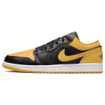 Air Jordan 1 Low Yellow Ochre Meeste tossud Must Valge 553558-072 45.5