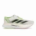 Adidas Adizero Boston 12 Valge Roheline S&auml;de Meeste Tossud Pilvevalge S&uuml;simust IG3321 45⅓