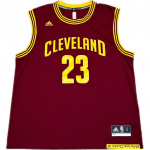 Adidas X NBA koost&ouml;&ouml; Cleveland Cavaliers James 23 REP Prindiga Pusa &Uuml;mmarguse kaelusega Mugav Korvpallivorm Unisex vorm 7818A-327-AEB2581 S