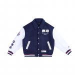 Li Ning CBA Series Professionaalne Korvpalli &Uuml;herealine Vabaaja Ameerika Logoga Retro Paksustatud Rev&auml;&auml;riga Kirjadega V&auml;rviplokk Tr&uuml;kitud Jakk AJMU235-1 L