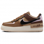 Nike Air Force 1 Low Shadow Light British Tan Pink Foam Naiste tossud DZ1847-200 36.5