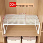 Laiendatav garderoobi- ja k&ouml;&ouml;giorganisaator: Astmelised riiulid, riidekapi vaheseinad, kingariiul ja vidinate hoiustamine