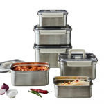 Lock & Lock Hingav &Otilde;hukindel Kimchi Anum (7opt.), Fermentatsioonikarp, roostevabast terasest, Korea 2.4L