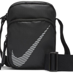 Nike Heritage S&uuml;nteetilisest Materjalist &Otilde;lakott, Crossbody Kott Tavaline Unisex Must Vabaaja DB4696-010 must