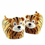 Luksuslikud s&uuml;gis- ja talvised uued koomiks tiigripea pl&uuml;&uuml;sist puuvillased sussid paaridele siseruumides libisemiskindlad paksu tallaga puuvillased kingad 36-41 26CM