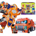 Uus Metallist Cardbot Muutuv Robot Autoks Tegevuskujud SININE POLITSEINIK Kaardimuutuse Autom&auml;nguasjad Lapsele Kingitus No Color Box