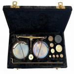 Messingist ehete kaalu kaal Velvet Box Goldsmith kaalukaaluga (terrazzo) Nivelleerimis- ja m&otilde;&otilde;teriist - 100 grammi