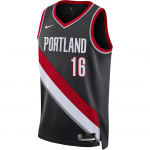 Nike FW25 NBA Portland Trail Blazers Yang Hanshen Icon Edition Dri-FIT Swingman S&auml;rk Meeste s&auml;rk DN2020-021 S