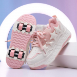 Laste Neljarattalised Spordisaapad Rulluisutamine Jalatsid Laste Spordijalatsid Rulluisu Tennised 29 roosa