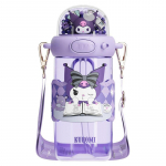 Multikas k&otilde;rrega veetops Sanrio My Melody/Hello Kitty/Kuromi Lekkimiskindel laste veepudel Kosmose tops poistele/t&uuml;drukutele Kingitus 650ml